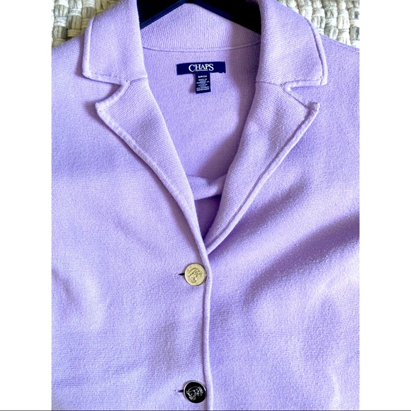 Chaps Knit Blazer - Picture 7 of 7